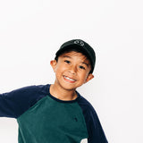 Tiny Smiley Face Baseball Hat