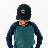 Tiny Smiley Face Baseball Hat