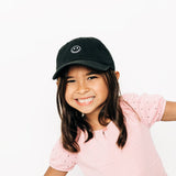 Tiny Smiley Face Baseball Hat