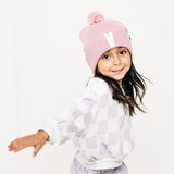 Letter Pom Pom Hat