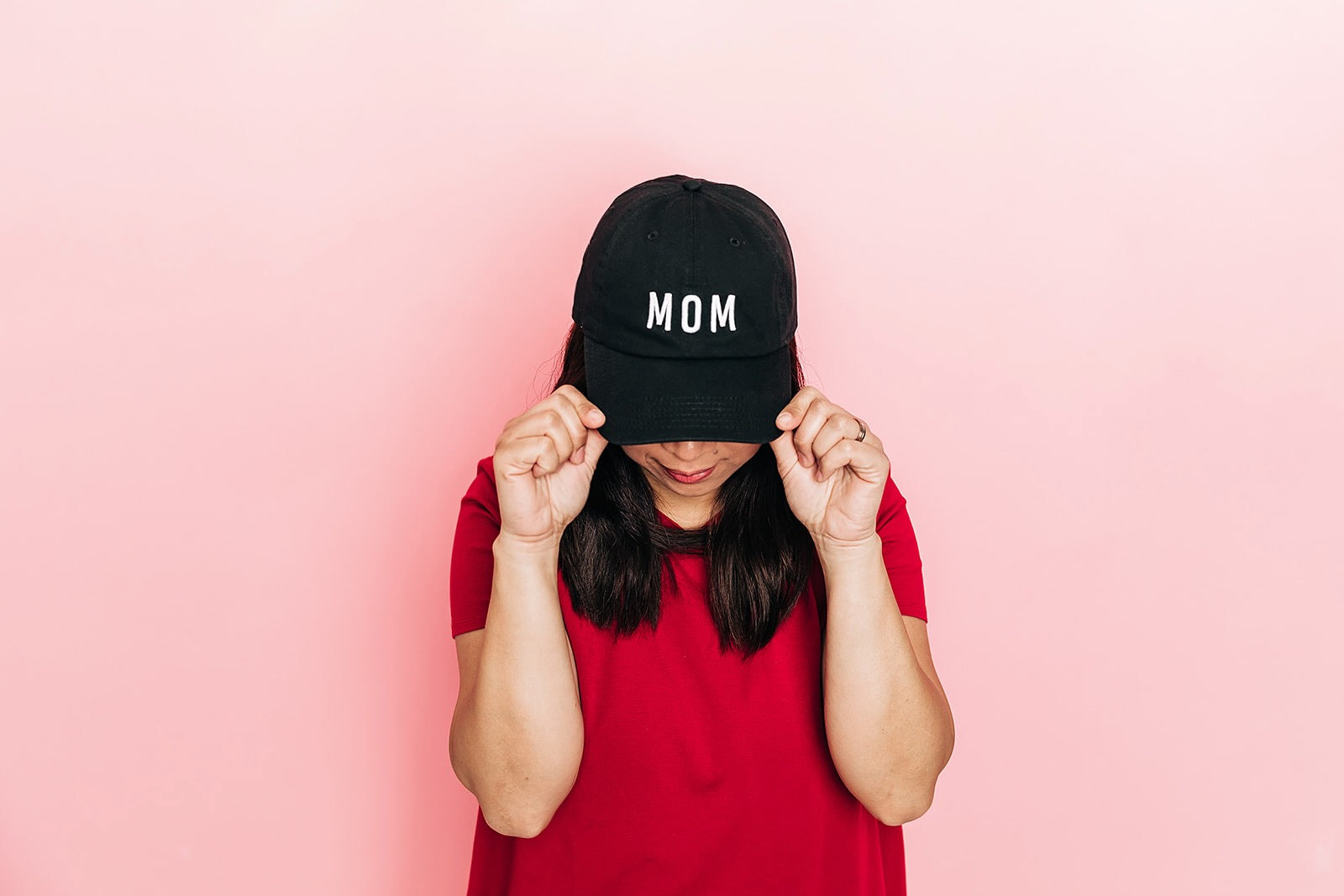 Mom Hat in Black