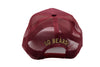 Burgundy Foam Letter Trucker Hat
