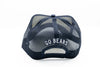 Navy Foam Trucker Terry Heart Hat