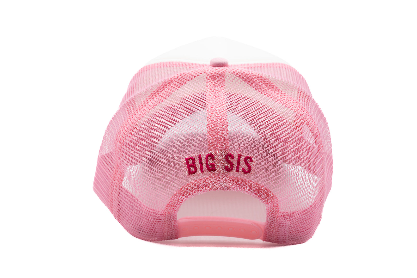 Pink &amp; White Foam Letter Trucker Hat