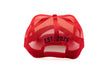 Red &amp; White Foam Trucker Flag Hat