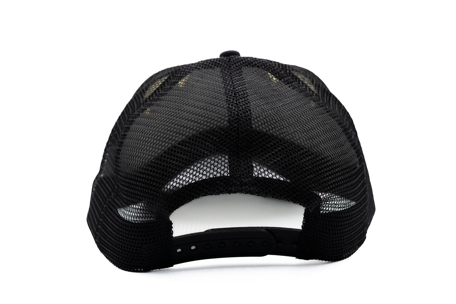 Black &amp; White Foam Letter Trucker Hat