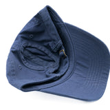 Navy Blue Letter Ponytail Hat