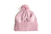 Custom Text Pink Pom Pom Hat