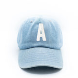 Denim Letter Baseball Hat