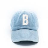 Denim Letter Baseball Hat