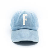Denim Letter Baseball Hat