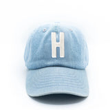 Denim Letter Baseball Hat