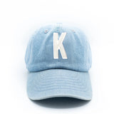Denim Letter Baseball Hat