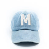 Denim Letter Baseball Hat