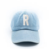 Denim Letter Baseball Hat