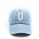 Denim Letter Baseball Hat