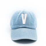 Denim Letter Baseball Hat