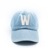Denim Letter Baseball Hat