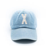 Denim Letter Baseball Hat