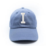 Dusty Blue Letter Baseball Hat