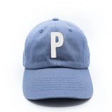 Dusty Blue Letter Baseball Hat