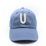 Dusty Blue Letter Baseball Hat