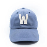 Dusty Blue Letter Baseball Hat