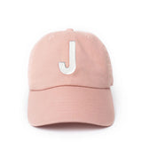 Dusty Rose Letter Baseball Hat