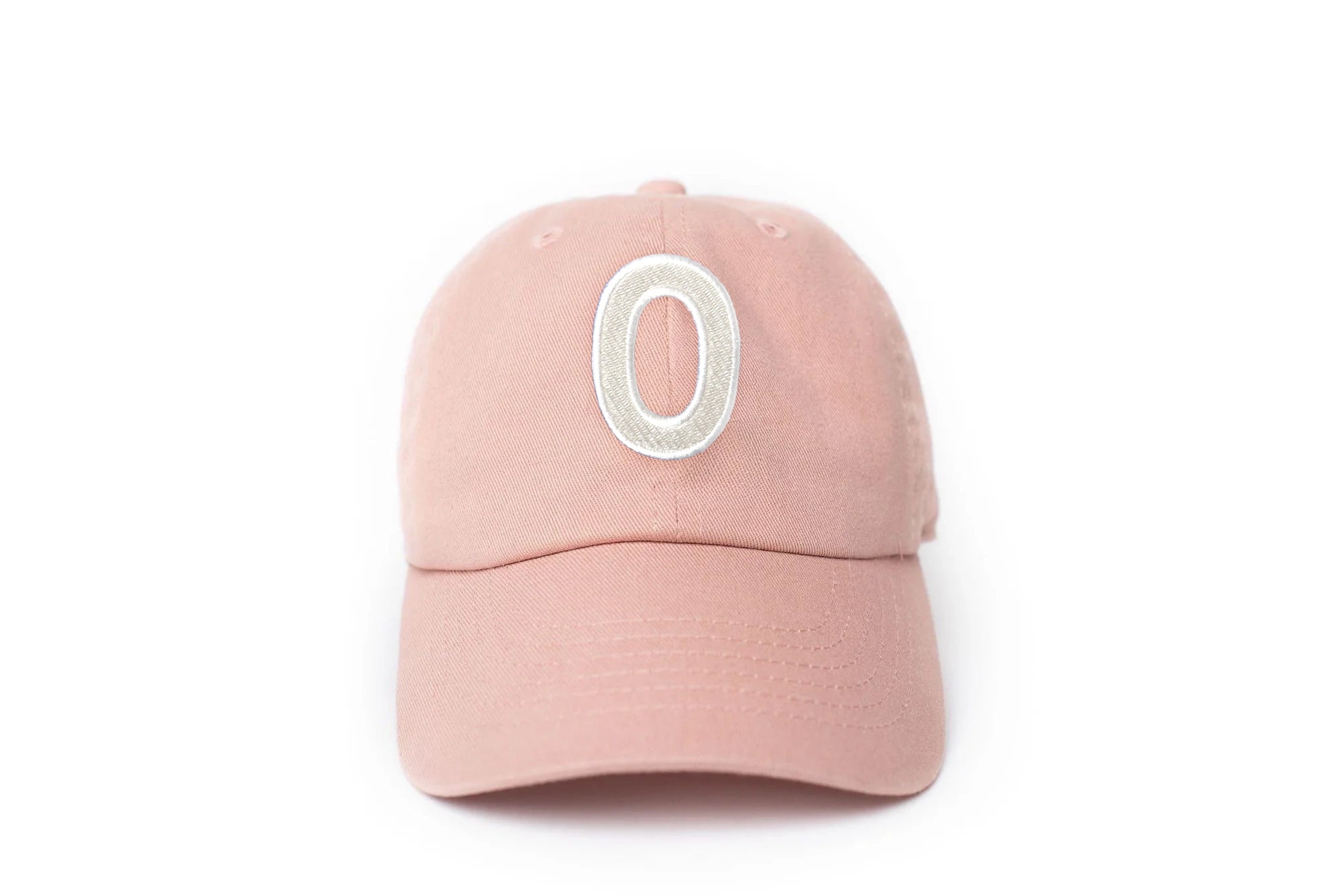 Dusty Rose Letter Baseball Hat