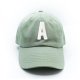 Dusty Sage Letter Baseball Hat