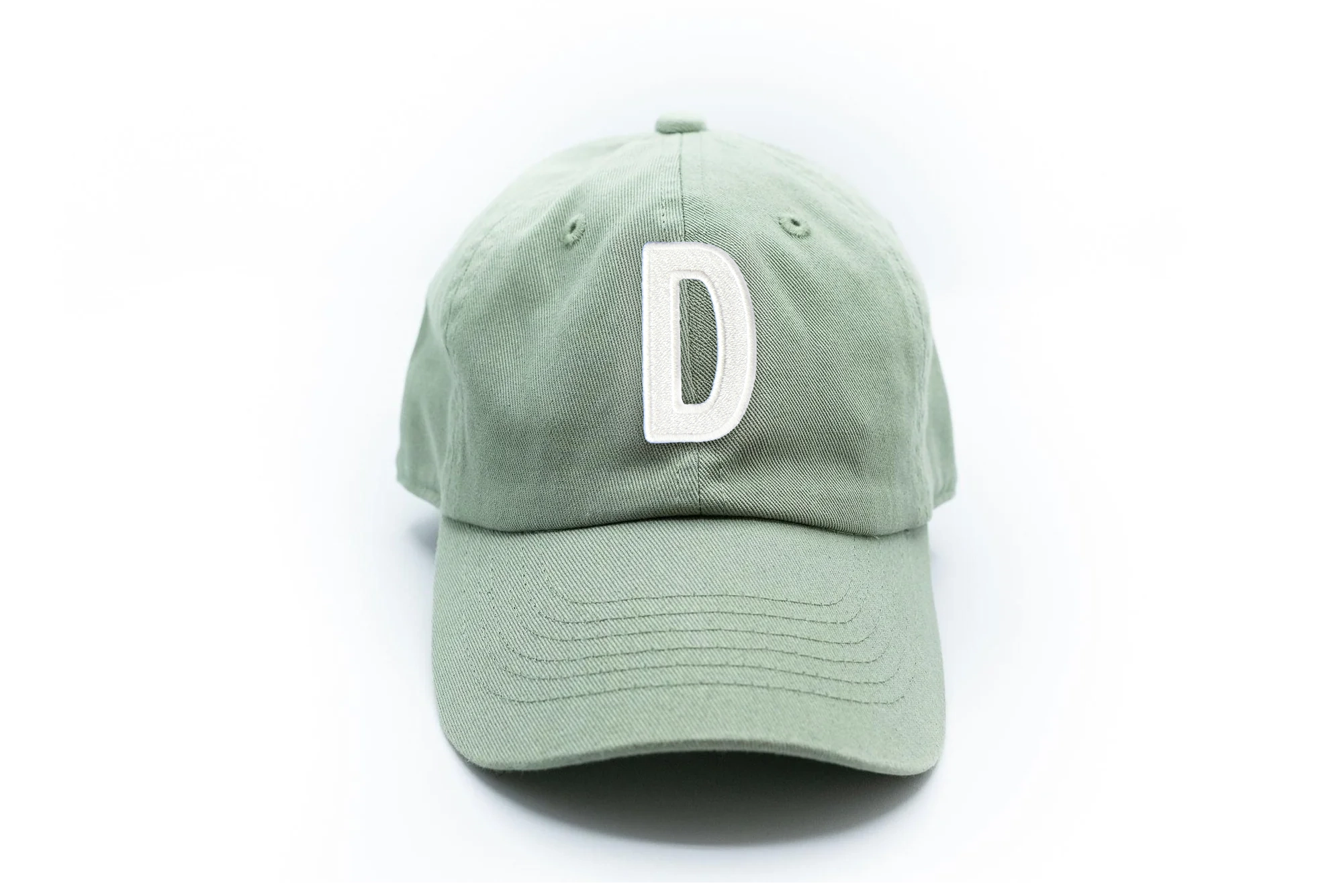 Dusty Sage Letter Baseball Hat