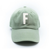 Dusty Sage Letter Baseball Hat