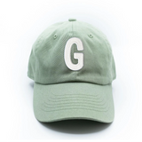 Dusty Sage Letter Baseball Hat