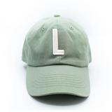 Dusty Sage Letter Baseball Hat