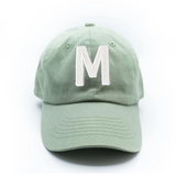 Dusty Sage Letter Baseball Hat