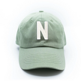 Dusty Sage Letter Baseball Hat