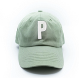 Dusty Sage Letter Baseball Hat