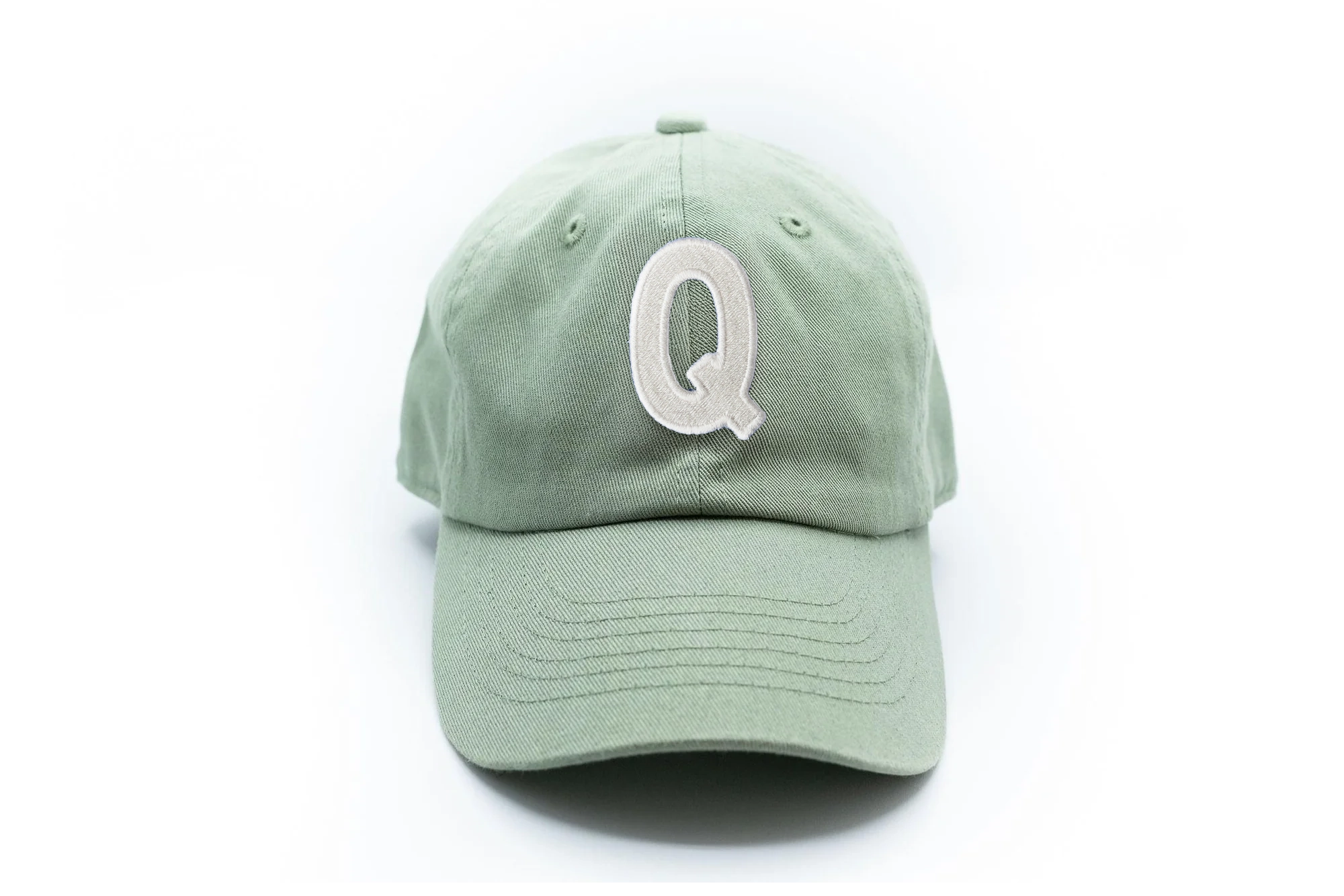 Dusty Sage Letter Baseball Hat