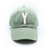 Dusty Sage Letter Baseball Hat