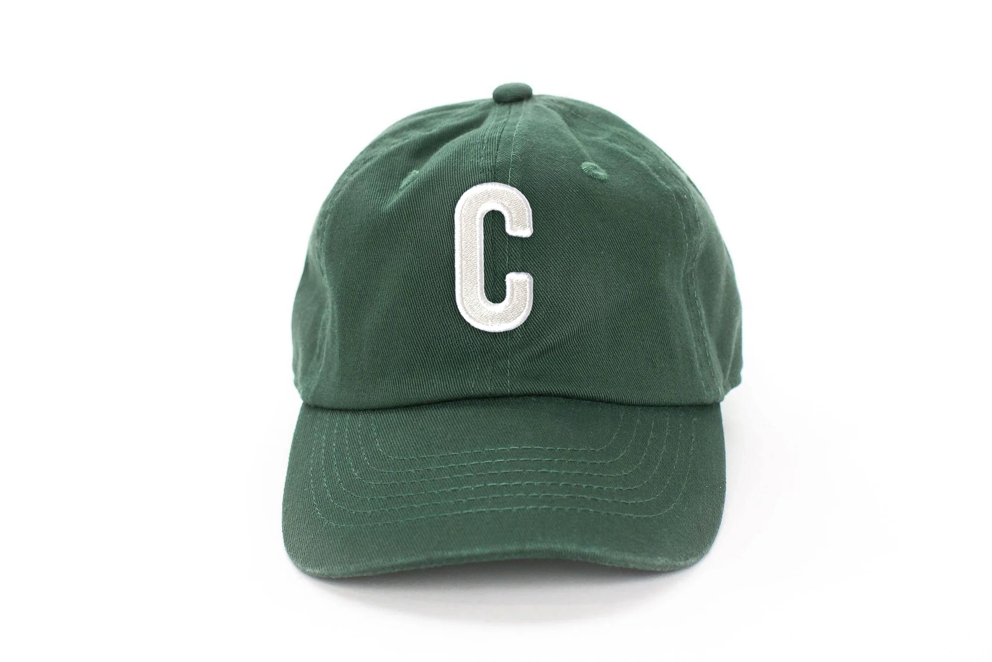 Hunter Green Letter Baseball Hat