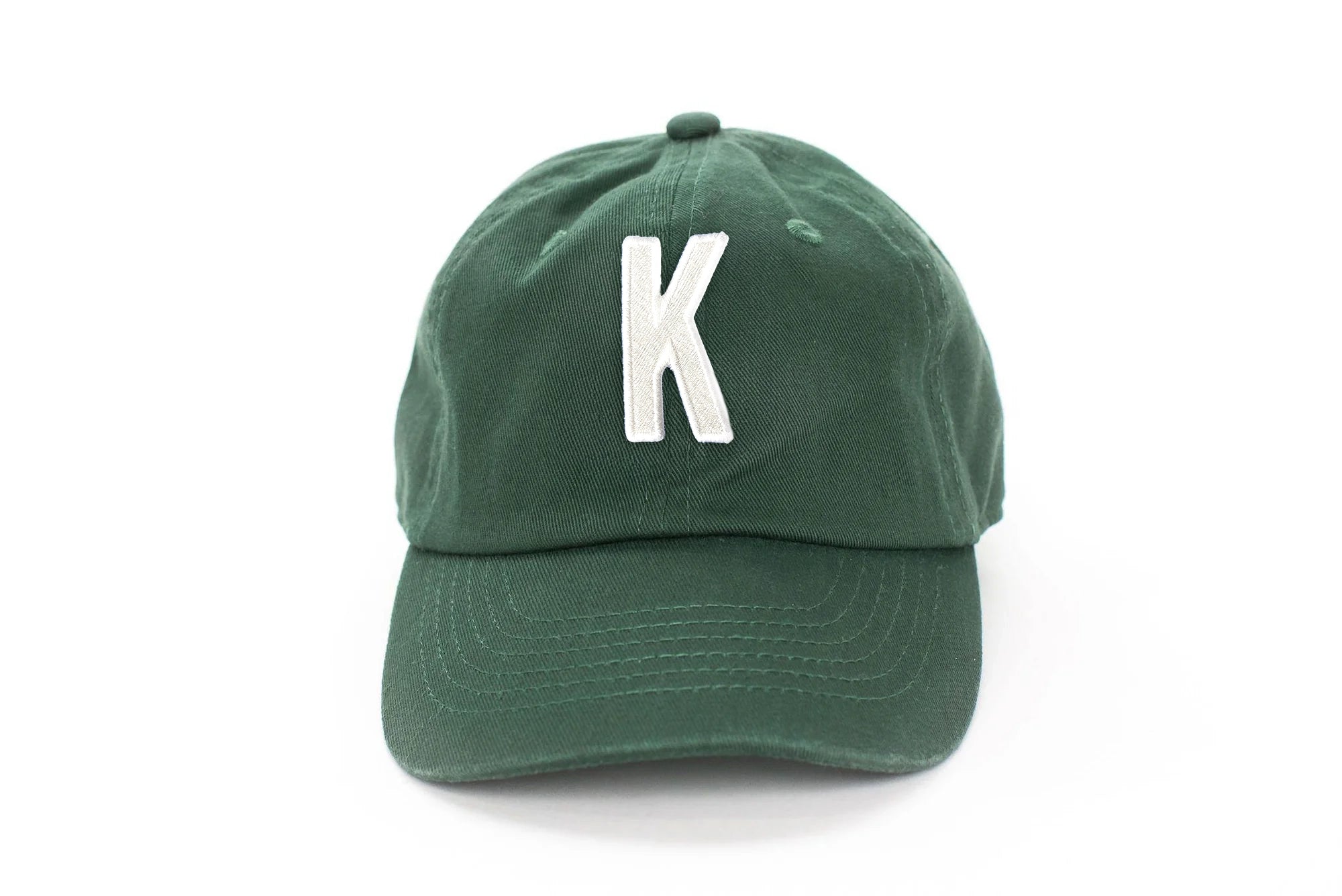 Hunter Green Letter Baseball Hat