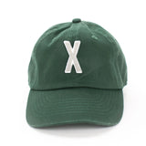 Hunter Green Letter Baseball Hat