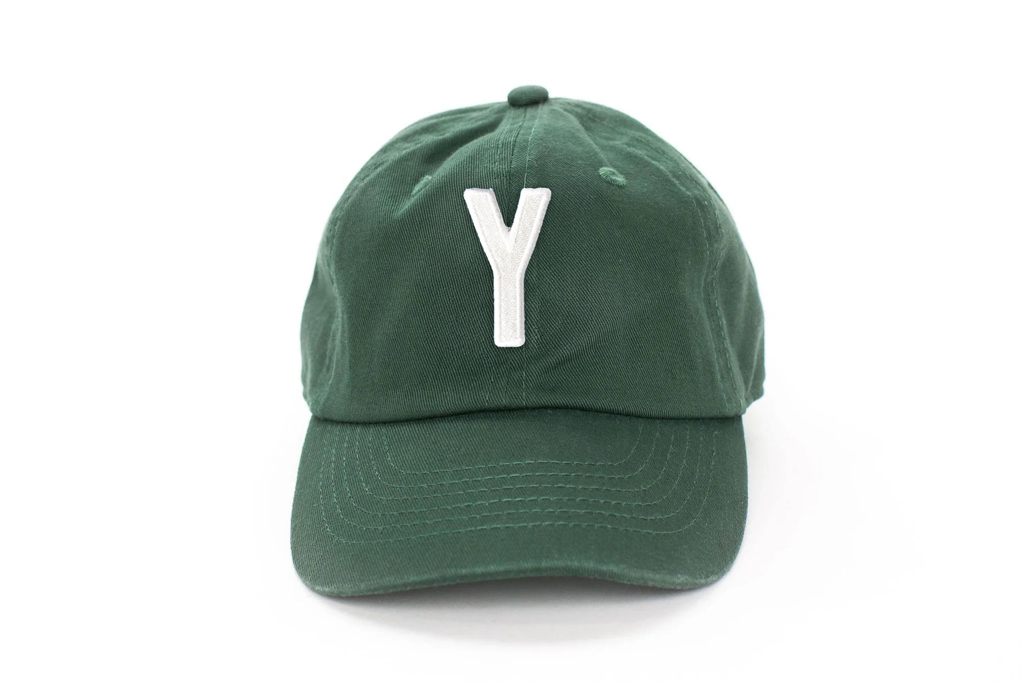 Hunter Green Letter Baseball Hat