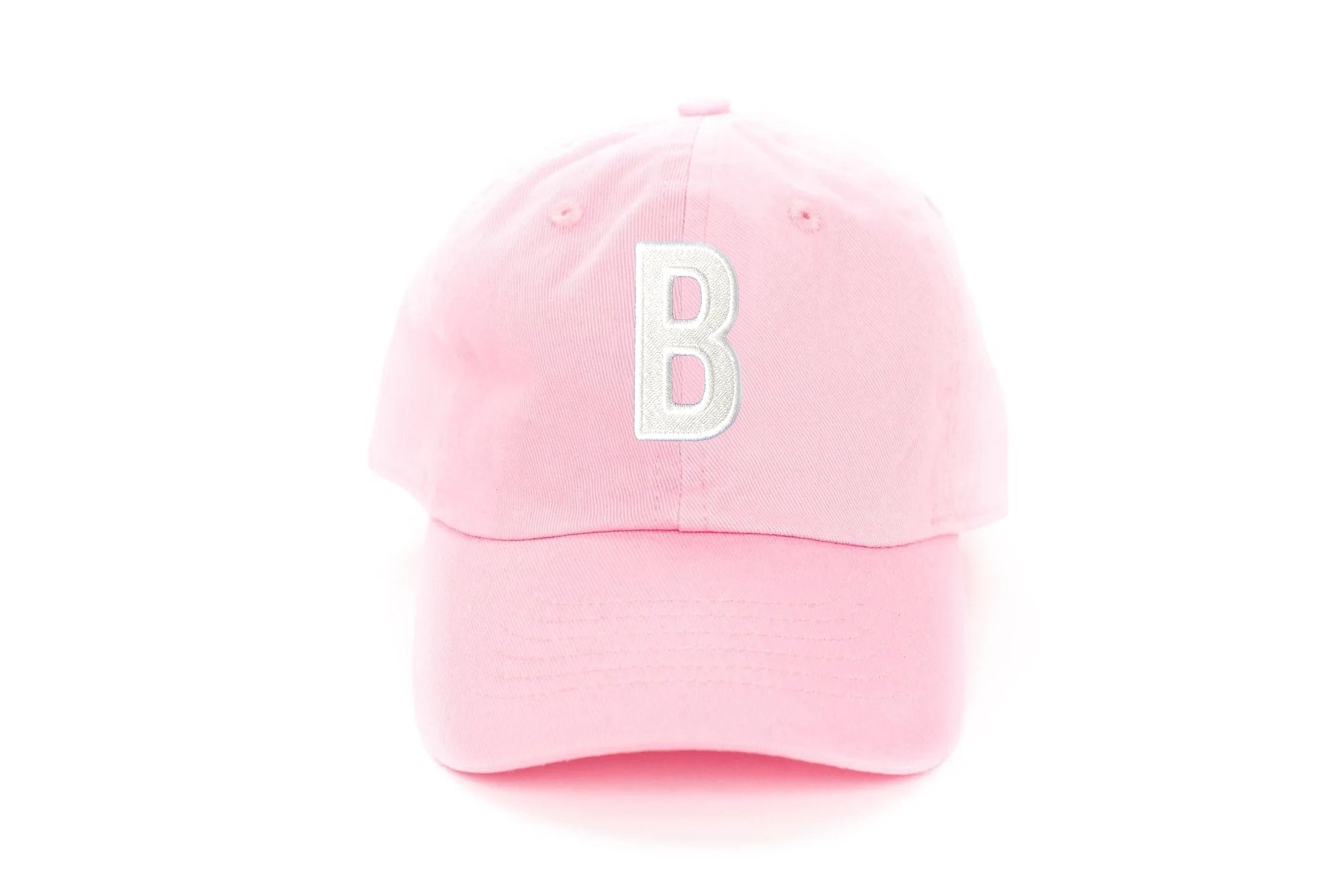 Light Pink Letter Baseball Hat