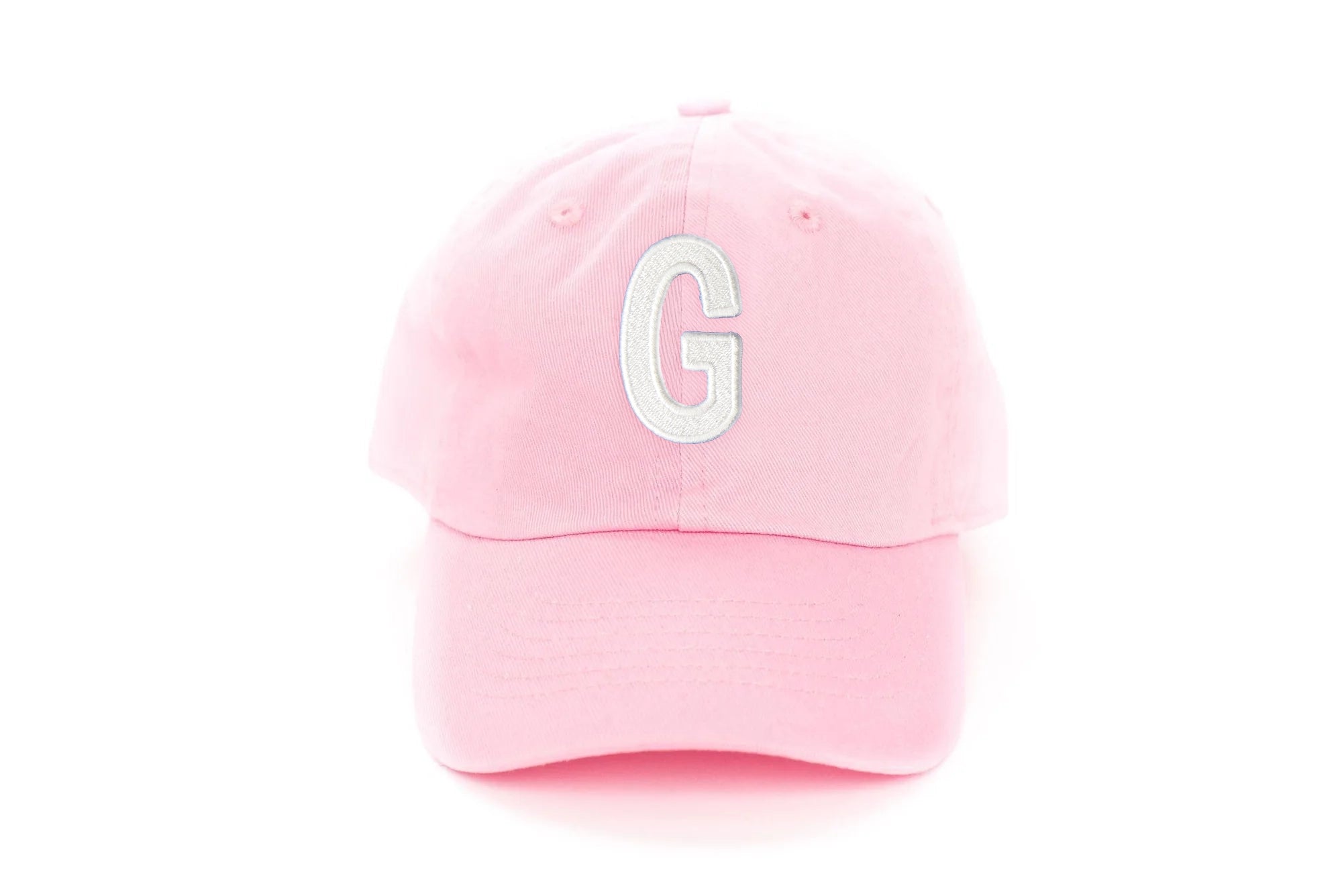 Light Pink Letter Baseball Hat