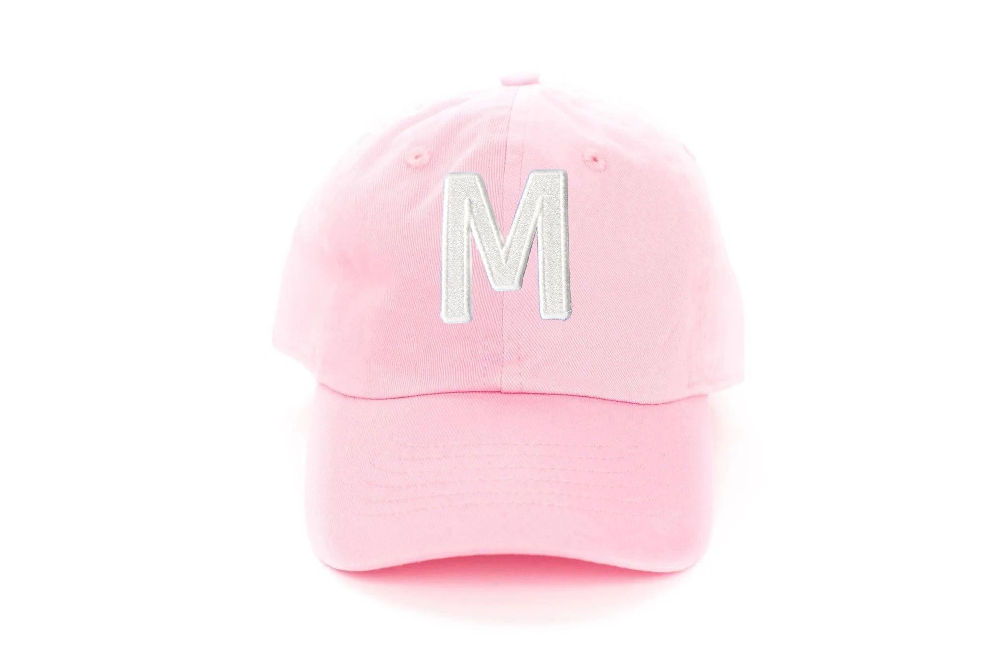 Light Pink Letter Baseball Hat