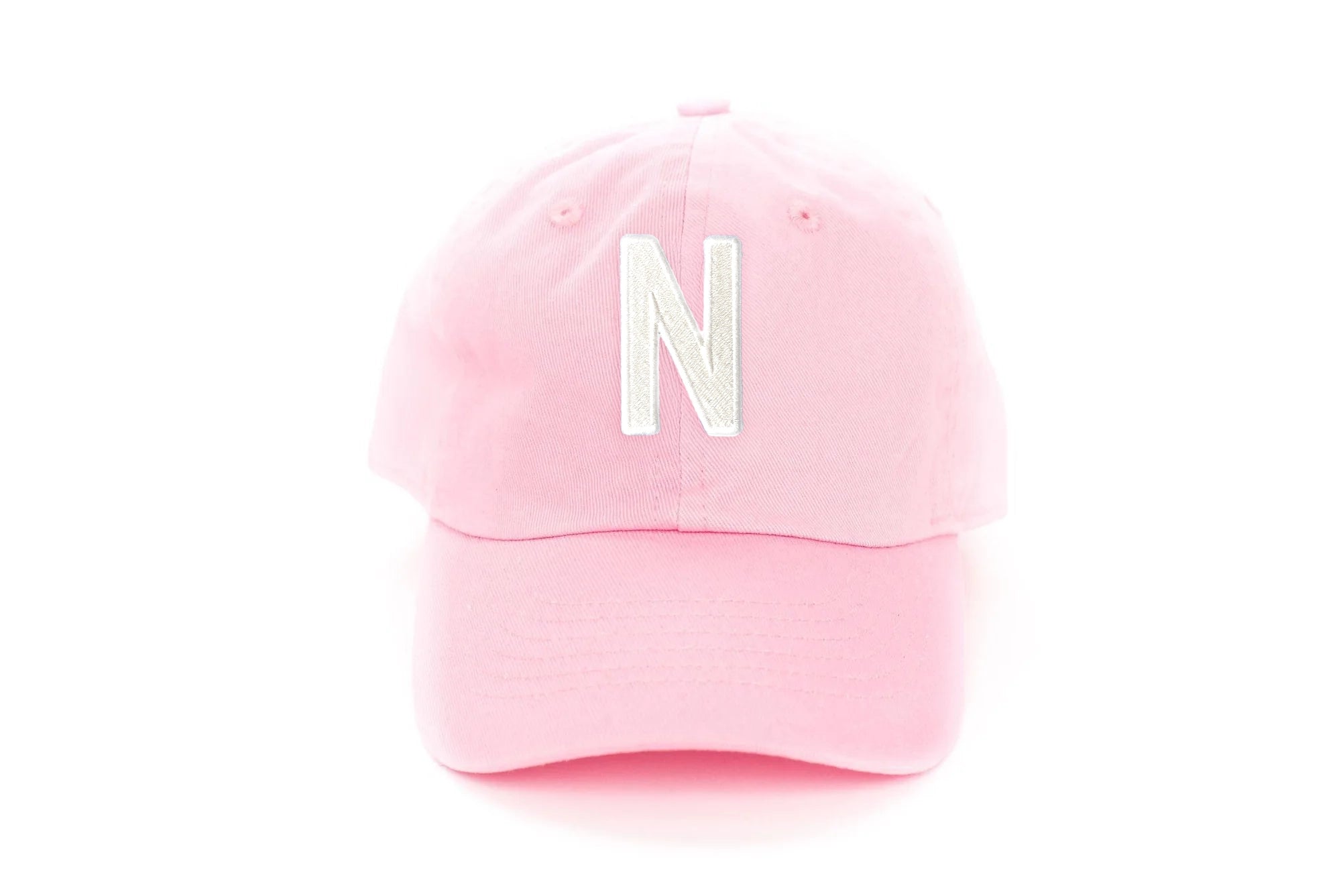 Light Pink Letter Baseball Hat