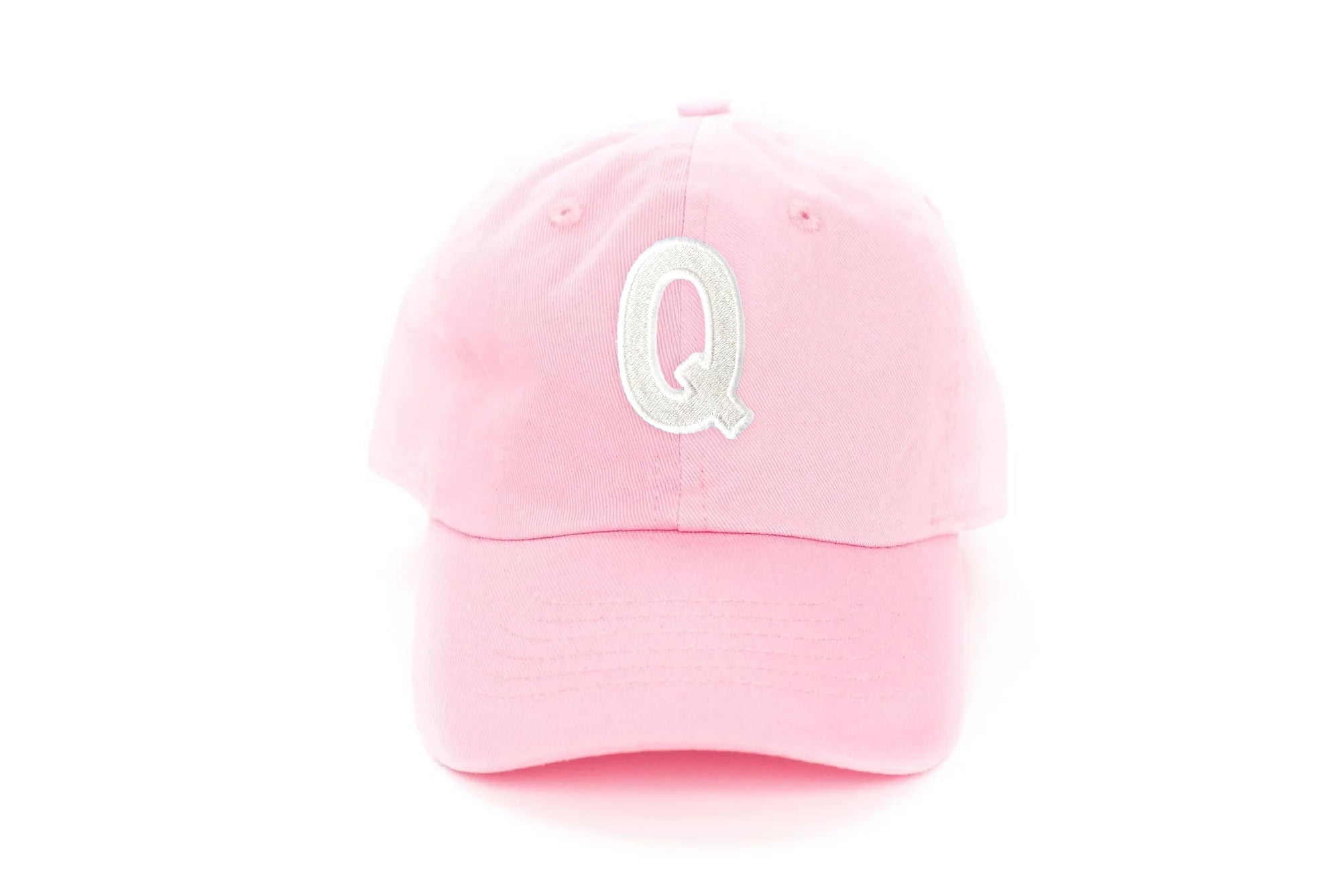 Light Pink Letter Baseball Hat