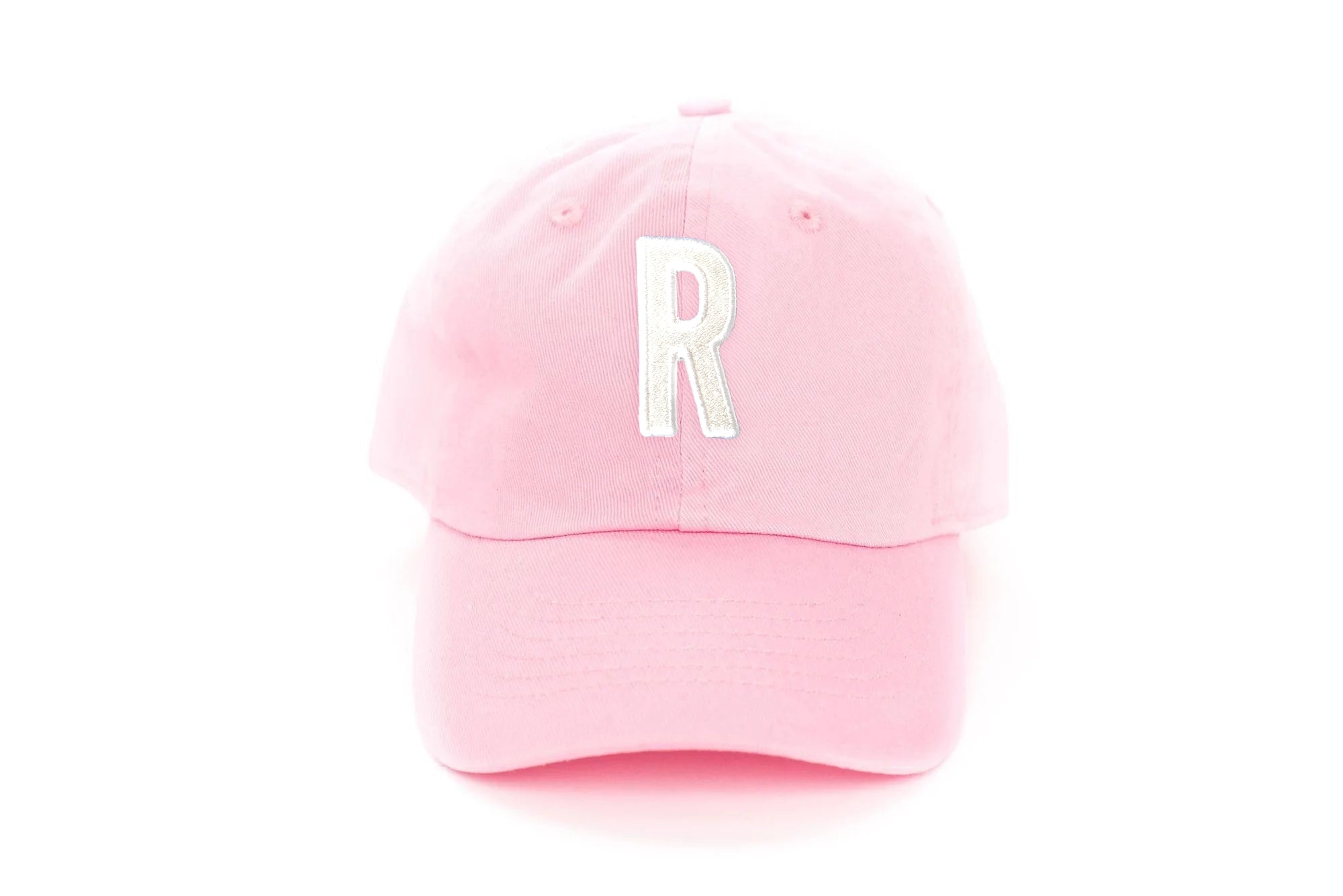 Light Pink Letter Baseball Hat