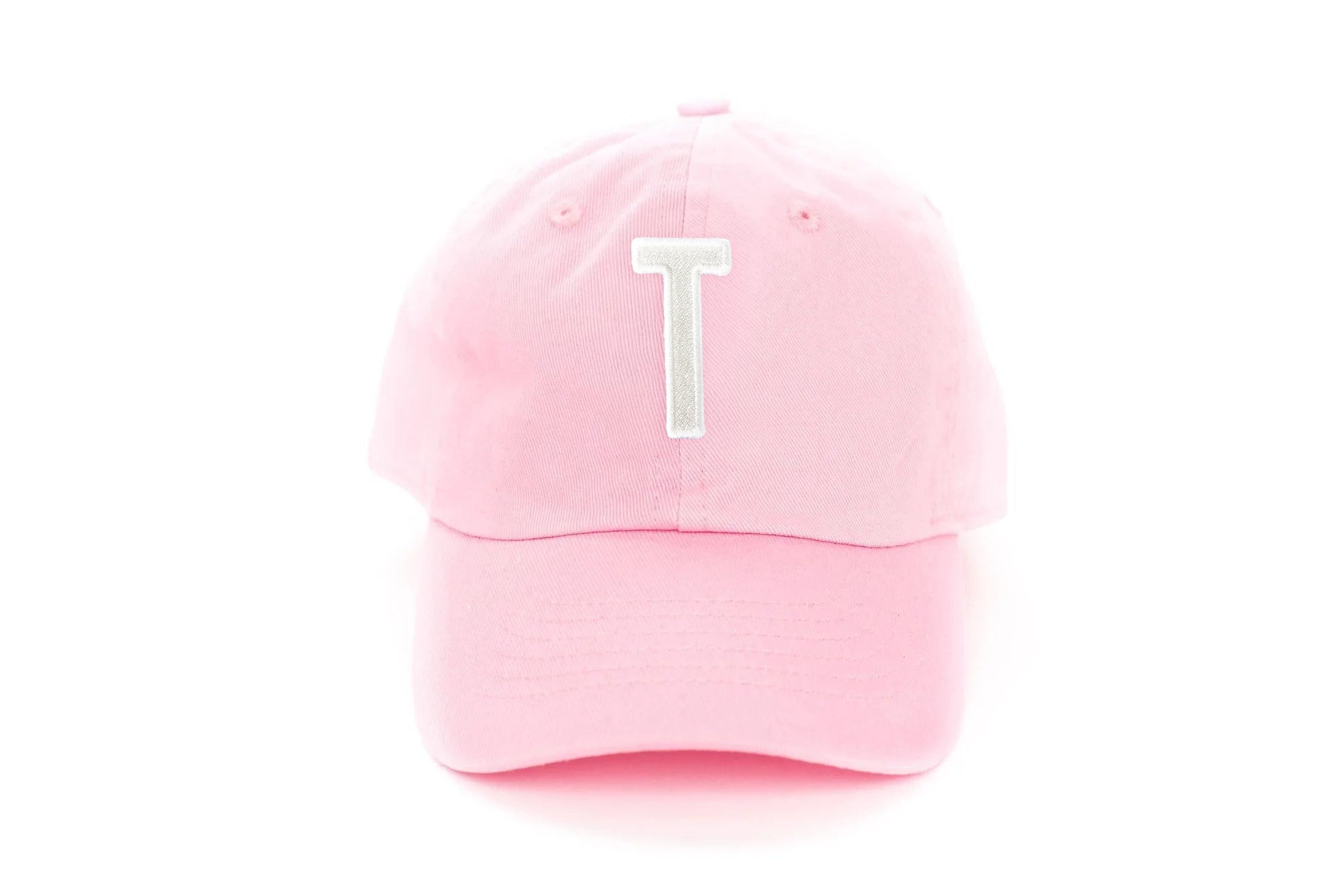 Light Pink Letter Baseball Hat